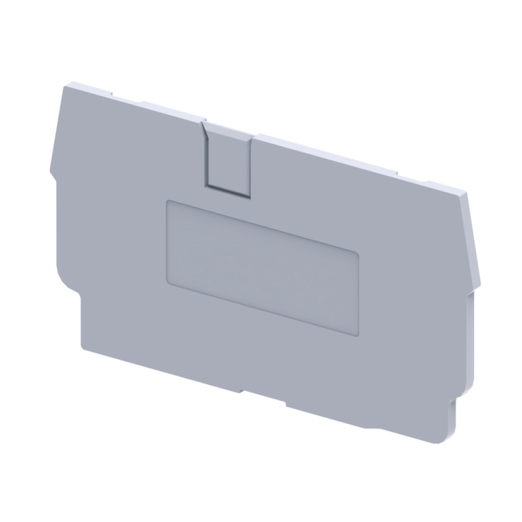 Крышка концевая для клеммы проходной OptiClip EPCX4-серый