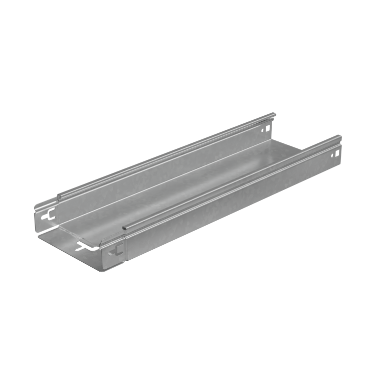 Лоток каб. лист. неперфор.  50х150х3000-0,7мм Быстрый монтаж ПЛЮС КМ-профиль