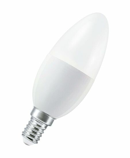 Лампа светодиод. (LED) Свеча Е14 диммир. 4.9Вт 470лм 2700-6500К 230В WiFi матов. SMART+ Ledvance