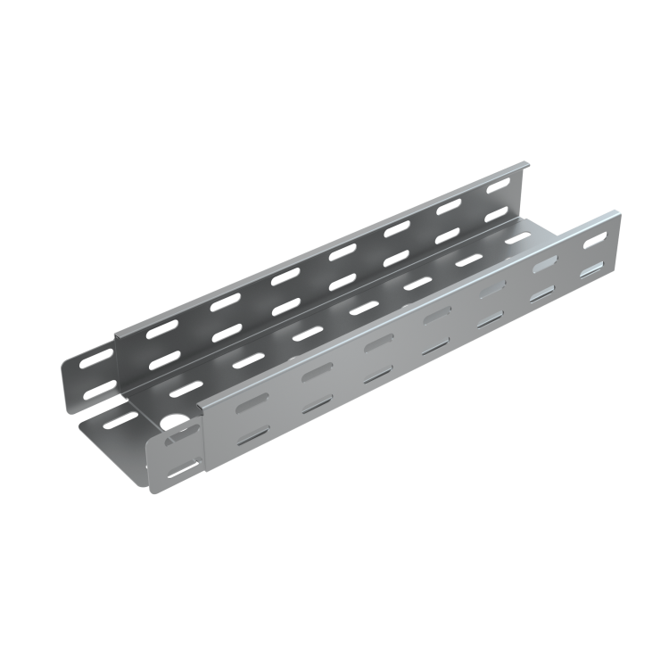Лоток каб. лист. перфорир.  50х 50х3000-0,55мм Быстрый монтаж КМ-профиль