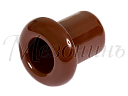 Втулка межстеновая фарфоровая, Коричневый, D25, H25мм-Изоляторы и втулки для ретро-проводки - купить по низкой цене в интернет-магазине, характеристики, отзывы | АВС-электро