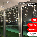 Гирлянда внутр. LED Бахрома 1,8 м*0,5 теплый свет 8 режимов 220V, IP20 ENIB-01B  ЭРА-Иллюминация и LED-освещение - купить по низкой цене в интернет-магазине, характеристики, отзывы | АВС-электро
