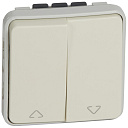 Выключатель для жалюзи с мех. блокировкой 10А 250В белый IP 55 Plexo 55-Управление рольставнями, жалюзи - купить по низкой цене в интернет-магазине, характеристики, отзывы | АВС-электро